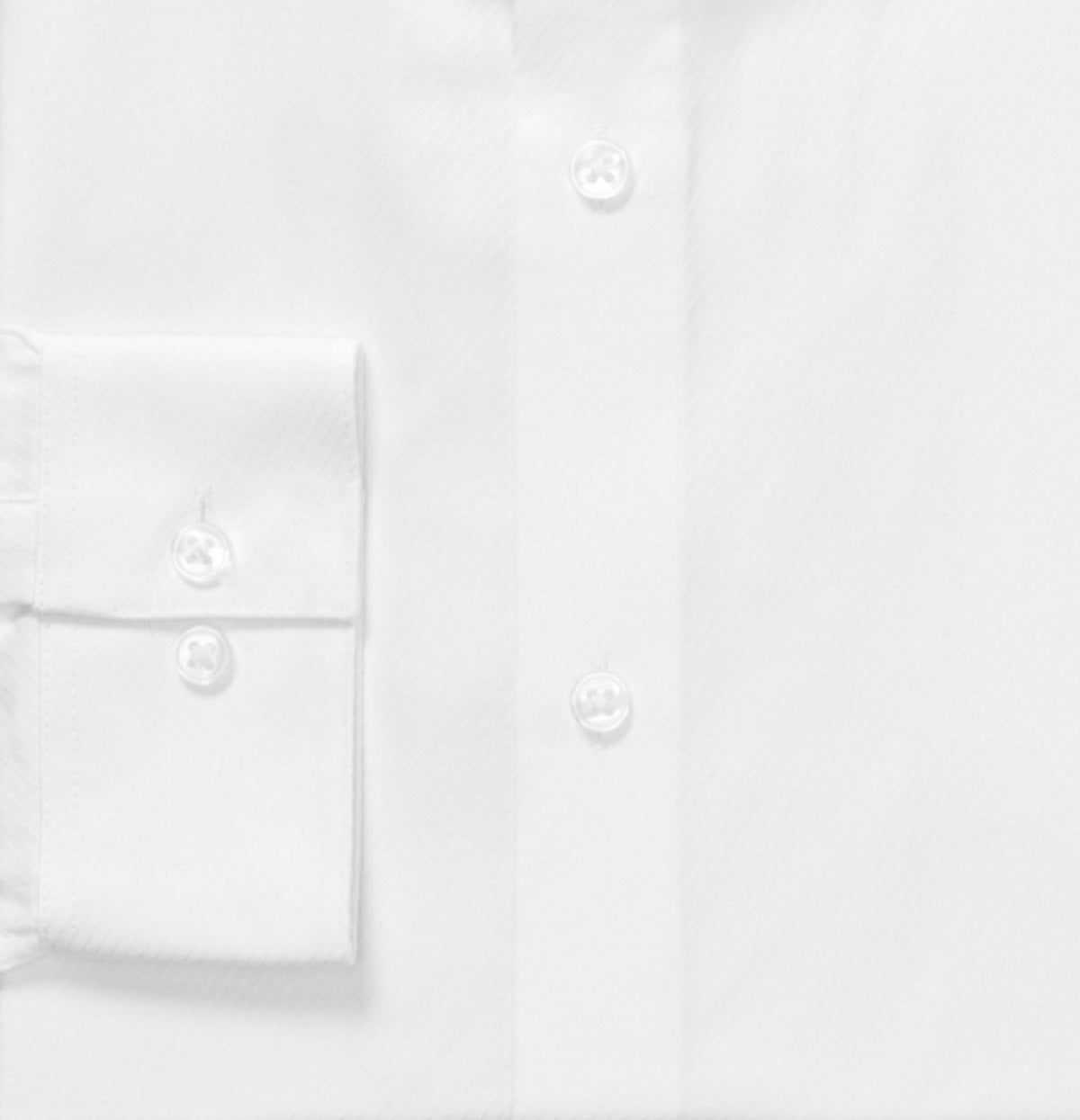 Calvin Klein Men's Steel Slim Fit Wrinkle Free Herringbone Dress Shirt White Size 17.5X34X35