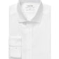 Calvin Klein Men's Steel Slim Fit Wrinkle Free Herringbone Dress Shirt White Size 17.5X34X35