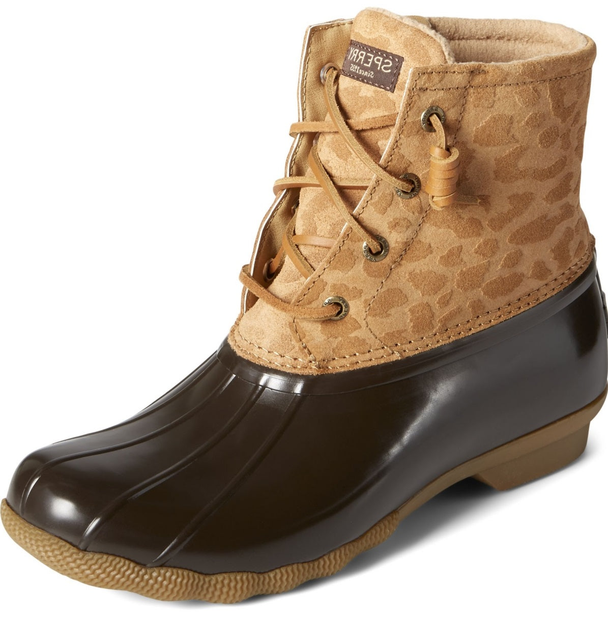 Sperry Women's Saltwater Duck Booties Shoes Brown Size 9 M