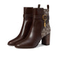 Coach Women's Olivia Jacquard Bootie Brown Size 7.5 B