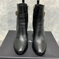 Coach Women's Olivia Leather Bootie Black Size 9 B