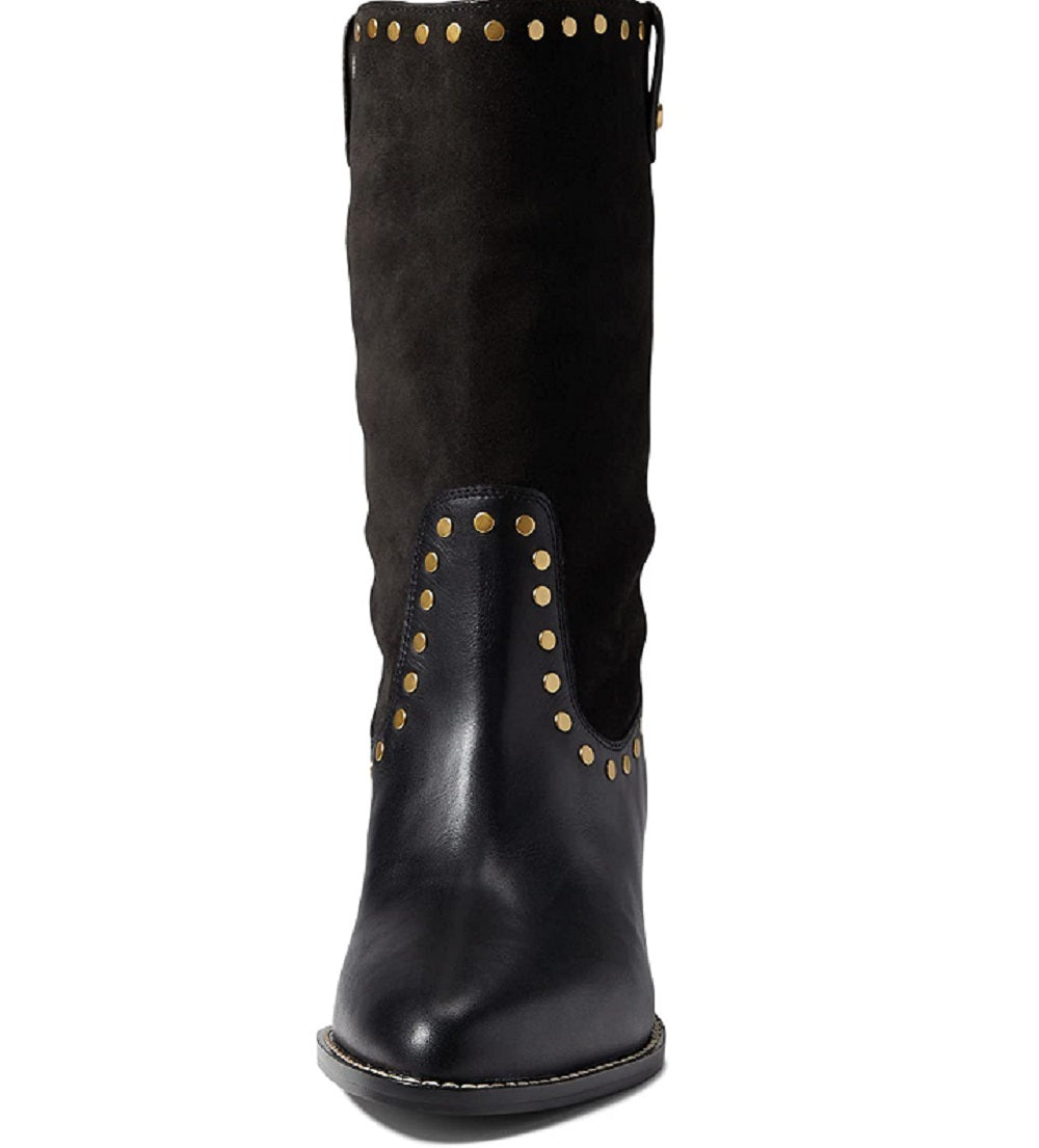 Coach Women's Pheobe Leather Bootie Black Size 8.5M