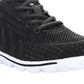 Propet Women's Travelactiv Allay Sneakers Black Size 6.5