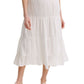 Calvin Klein Women's Midi A Line Skirt White Size Large