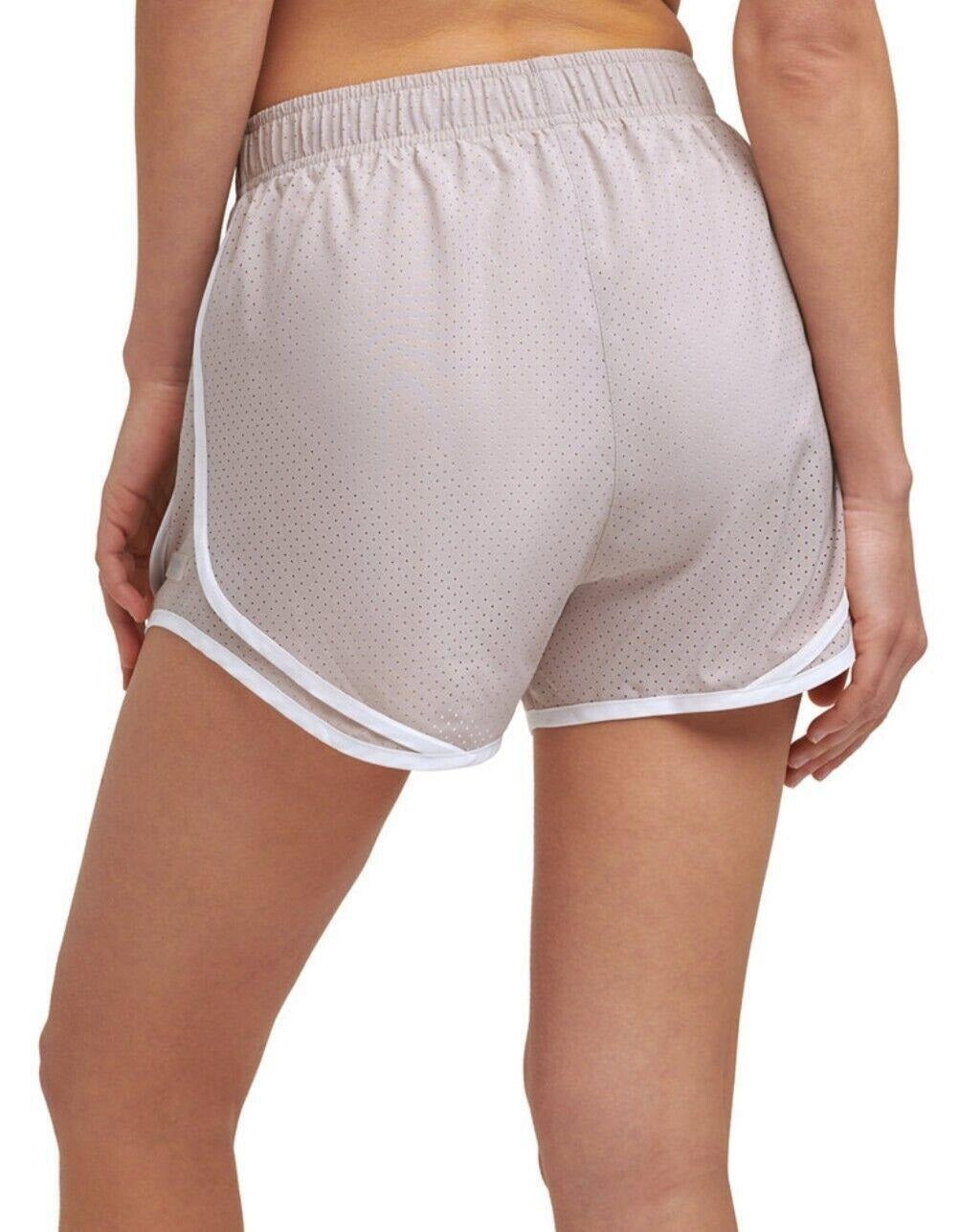 Calvin Klein Women's Performance Stretch Pocketed Active Wear Shorts Brown Size Medium