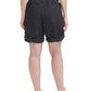 Calvin Klein Women's Pocketed Tie Convertible Bermuda Shorts Black Size 3X