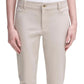Calvin Klein Women's Stretch Cotton Twill Pants Brown Size 2