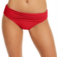 Tommy Hilfiger Women's Raspberry Solid Foldover Bikini Swim Bottom Red Size M