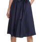 Calvin Klein Women's Solid Midi Shirtdress Blue Size 10