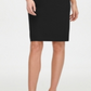 Calvin Klein Women's Scuba Crepe Empire Waist Dress Black Size 10