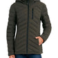 Nautica Women's Hooded Stretch Packable Puffer Coat Green Size X-Small