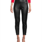 BCBGMAXAZRIA Women's Faux Leather High Waist Leggings Black Size X-Small