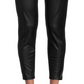 BCBGMAXAZRIA Women's Faux Leather High Waist Leggings Black Size X-Small