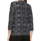 Alex Evenings Women's Jacquard Scoop Neck Tank Top & Jacket Black Size Medium