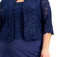 Alex Evenings Women's Lace Dress & Jacket Blue Size 20W