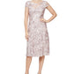 Alex Evenings Women's Sequin Floral Cocktail Dress Pink Size 16