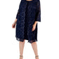 Alex Evenings Women's Dress & Embellished Jacket Blue Size 16W