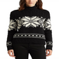 Ralph Lauren Women's Superb Long Sleeve Funnel Knit Black Size Medium