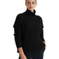 Ralph Lauren Women's Long Sleeve Turtle Neck Sweater Black Size Small