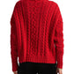 Ralph Lauren Women's Long Sleeve Turtle Neck Sweater Red Size XX-Large