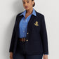 Lauren Ralph Lauren Plus Size Jacquard Blazer Lauren Navy