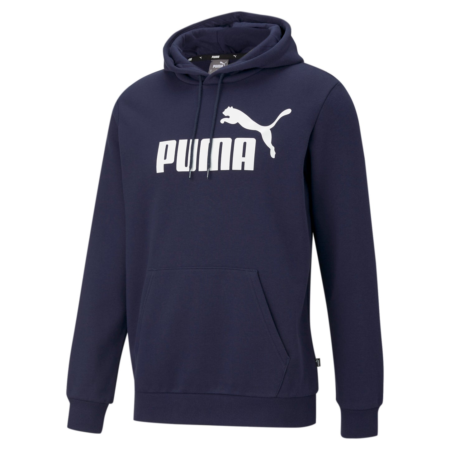 Puma पुरुषों की ऊन लोगो हुडी नीला साइज़ मीडियम
