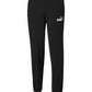 Puma Men's Logo Fleece Joggers Black Size Large