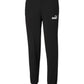 Puma Men's Logo Fleece Joggers Black Size X-Large