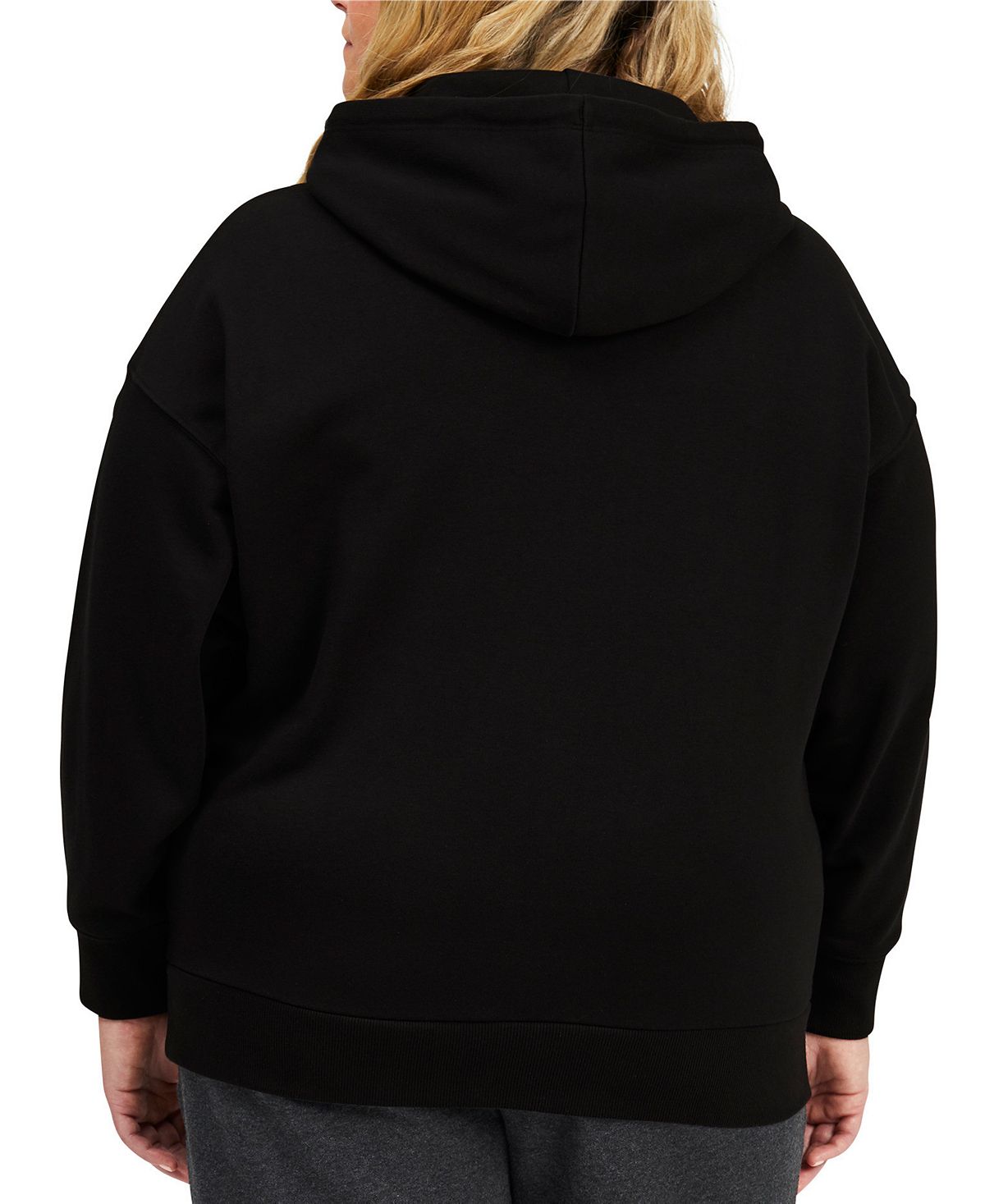 Puma Women's Logo Hoodie Black Size 1X
