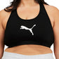 Puma Women's 4Keeps Mid Impact Sports Bra Black Size 1X