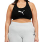 Puma Women's 4Keeps Mid Impact Sports Bra Black Size 1X