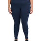 Puma Women's Athletic Logo Tights Blue Size 1X