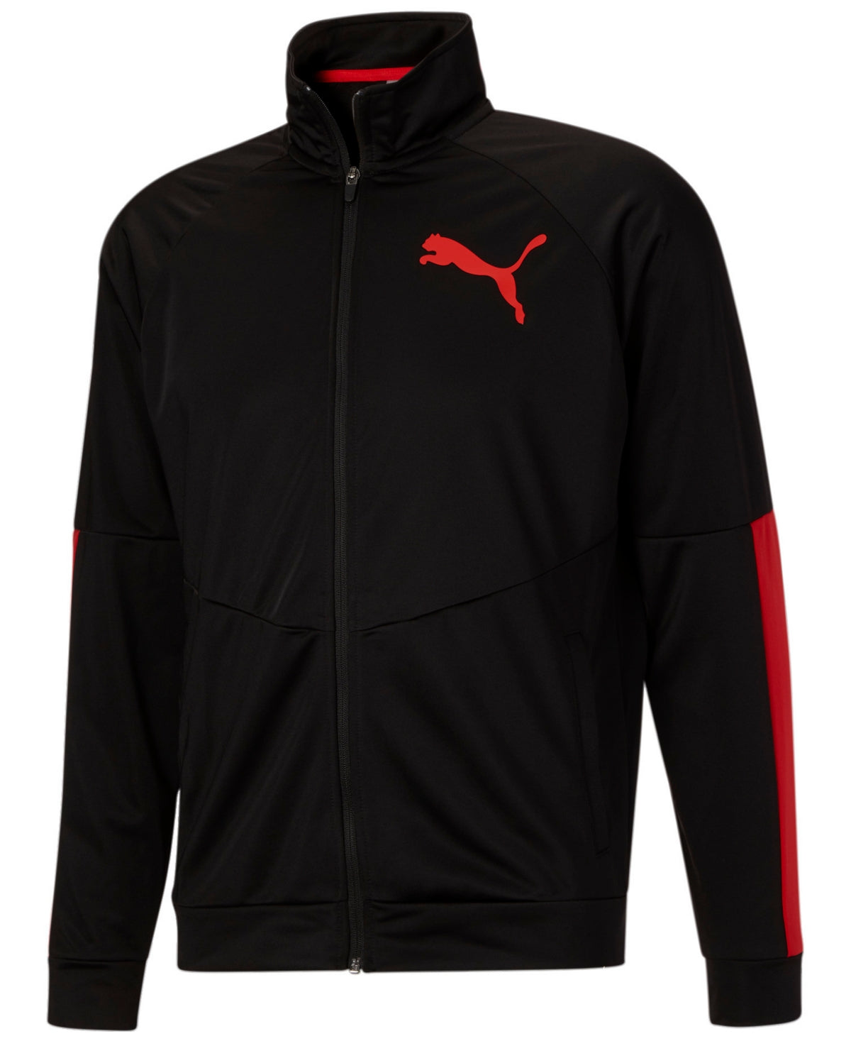Puma Men's Contrast Logo Jacket Black Size XX-Large