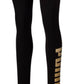 Puma Women's Logo Leggings Black Size 2X
