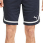 Puma Men's Regular Fit Moisture Wicking Mesh 10 Basketball Shorts Blue Size X-Large