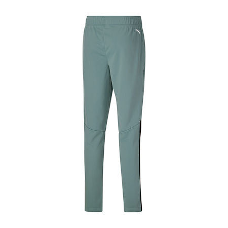 Puma Men's Contrast Panel Sweatpants Blue Size X-Large