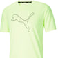Puma Men's Logo Performance T-Shirt Yellow Size Large
