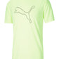 Puma Men's Logo Performance T-Shirt Yellow Size XL