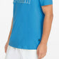 Puma Men's Triple Logo T-Shirt Blue Size Small