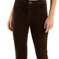 Tommy Hilfiger Women's Corduroy Skinny Ankle Pants Brown Size 4