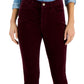 Tommy Hilfiger Women's Corduroy Skinny Ankle Pants Red