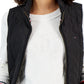 Tommy Hilfiger Women's Quilted Zip Front Vest Black Size Medium