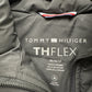 Tommy Hilfiger Women's Belted Faux Fur Trim Hooded Puffer Coat Black Size Medium