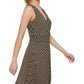Tommy Hilfiger Women's Geo Print Jersey Dress Black Size 6