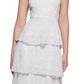 Tommy Hilfiger Women's Tiered Halter Maxi Dress Gray Size 4