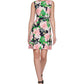Tommy Hilfiger Women's Floral Print Jersey Shift Dress Blue Size 8