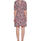 Tommy Hilfiger Women's Harbour Floral Fit & Flare Dress Pink Size 10Petite