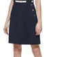 Tommy Hilfiger Women's Belted Sheath Dress Blue Size 10 Petite