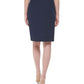 Tommy Hilfiger Women's Sailor Button Pencil Skirt Blue Size 14