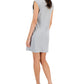 Tommy Hilfiger Women's Americana Graphic T Shirt Dress Gray Size Large